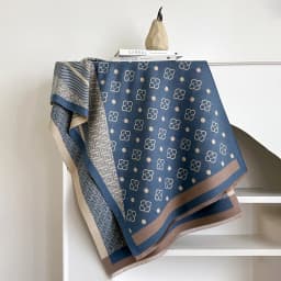 New Brand Elegance Two-Sided Print Scarf Soft Warm Fringe Pashmina Shawl Autumn and Winter Outdoor Coldproof Windproof Blanket