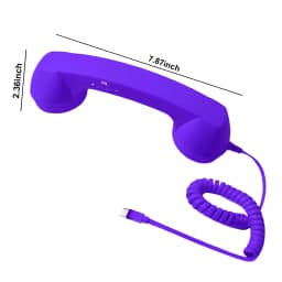 Retro Phone Handset Type-C/Bluetooth Connector Clear Sound Mobile Phone Telephone Handset for Mobile Phones