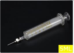 RELIFE Glass Syringe 5ml 10ml Mobile Phone Repair Special Welding Oil Welding Container Syringe Metal Needle Syringe Tool