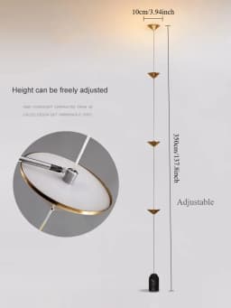 Modern Floor Lamp Pendant Light Luxury Black Atmosphere Light Living Room Sofa Edge Minimalist Bed Head Neutral Decoration Light