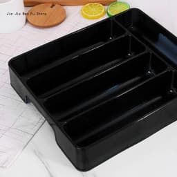 E8BD Kitchen Tools Drawer Organizer Tray Spoon Forks Cutlery Separation Finishing Rack Storage Box