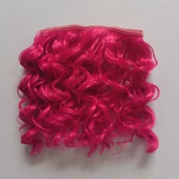 15CM Length Curly Doll Hair Imitation Wool Roll Gradient Color DIY Toy Hair Chemical Fiber Doll Hair Extensions For BJD SD Doll