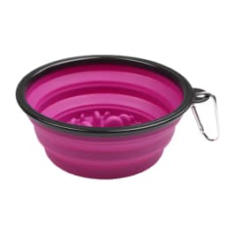 350 1000ml Travel Foldable Pet Dog Bowl for Small Large Dogs Slow Puppy Big Dog Food Bowls Portable Pet Feeder Comedero Perro