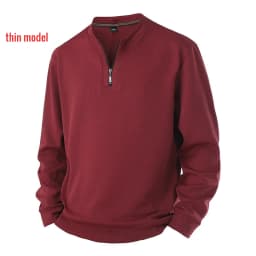 9XL New in Mens Sweatshirt Half Zip-up Pullover Male Large Size Autumn Winter Long Sleeves Big Plus Fleece Warm Top High Quality