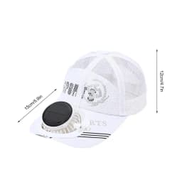 Solar Fan Caps Baseball Hats with Fans Baseball Hat Fan Hat Breathable Beach Hat Cooling Fan Cap UV Protection Hats