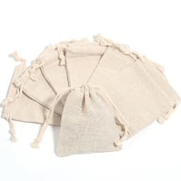 5-10pcs Cotton Bags Gift Drawstring Pouch Gift Box Packaging Bags Gift Linen Bags Jewelry Display Xmas Wedding Sack Burlap Bag