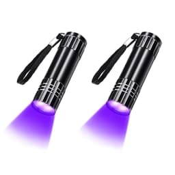 UV Flashlight 395-400nm Black Light Flashlight Ultraviolet Lamp UV Torch UV Light Detector for Pet Urine Stain Dry Stain