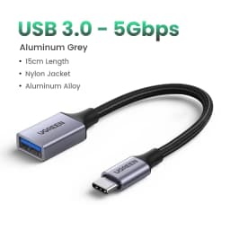 UGREEN USB C to USB 3.0 OTG Adapter Type C OTG Data Cable For Phone Oneplus iPhone 13 12 Pro Xiaomi USB C to USB OTG Cable