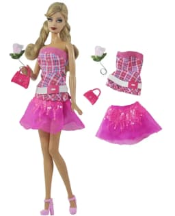 1 Set Doll Clothes 1:6 Scale Dress Outfit for 11.5 Inch 30cm Doll Many Style for Choice Gifts for Girls Doll Accessories #9