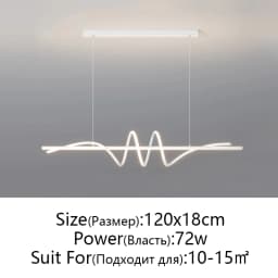 Modern Led Pendant Lights Home Decor For Living Room Dining Room Kitchen Office Bar Hanging Lamp Minimalist Chandelier Lustre