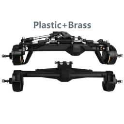 H10 Portal or Straight Axle Plastic +Brass or Aluminum Alloy Front Rear Complete Axles for Vanquish 1/10 RC Crawler Car Upgrade
