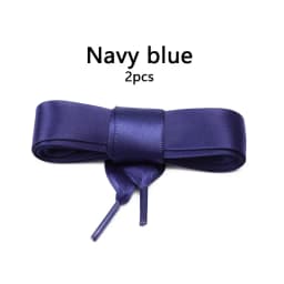 1Pair Rainbow Silk Shoelaces Satin Ribbon Flat Shoe Laces Women Sneakers Shoelace 2cm Width Laces for Shoes Length 80/100/120CM