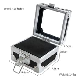 Nail Drill Grinding Bit Holder Box Nail Drill Machine Bits Holder Grinding Heads Storage Box Nail Art Polish Heads Organizers