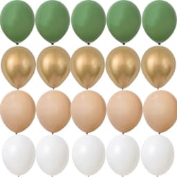 Wild Animal Balloon Tower with Gold 1-9 Number Balloon for Boy's Jungle Safari Birthday Party Decoration Forest Party Supply