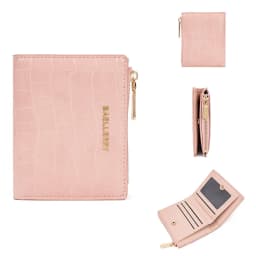 Baellerry Fashion Crocodile Pattern Women Wallet Multi Functional Card Bag Photo Folder Zero Wallet for Women's Birthday Gift