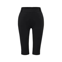 Women's Skinny Capri Pants With Side Split
