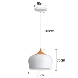 Loft Modern Pendant Light Wood Nordic Hanging Lamp Kitchen Lighting Fixture Industrial Chandelier Hanglamp Living Room Luminaire