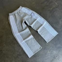 Retro Striped Sweatpants Elastic Waist Elastic Casual Pants Y2K Pants Harajuku Hip Hop Loose Pants Jogging Street Wear COTTON