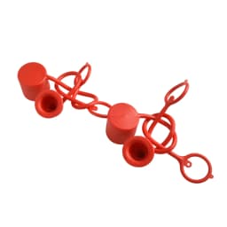 2 Sets Flat Face Quick Connectors For Hydraulic Coupler For Hydraulic Quick Connector Rubber Dust Cap 1/2in 1/4in 3/8in 3/4in