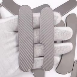 1pair Titanium Alloy 91mm Swiss Knife Chip, Modified TC4 Handle Patch for 91mm Swiss Knife Handle Patch Material Making
