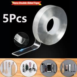 1/2/3/5m Nano Tape 1-5Pcs Super Strong Double Sided Adhesive Tape Non-slip Waterproof Transparent Tape For Bathroom Kitchen