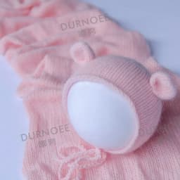 Newborn Photography Props Handmade Dolls Knitted Rabbit Bear Baby Photography Studio Accessoires