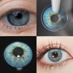 VISUASHOW Aurora Small Pupil Colored Contact Lenses 14.2mm Yearly Disposable Korea Design Natural Prescription Myopia Wholesale
