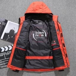 Parkas Winter Thickened Mens Down Jacket Men's Casual Lightweight Down Jacket Skiing Climbing Hunting Hooded Warm Duck Down Coat