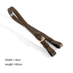 Vachetta Genuine Leather Bag Strap Adjustable Shoulder Bags Crossbody Messenger Handbag Handle Belts DIY Replacement Accessories