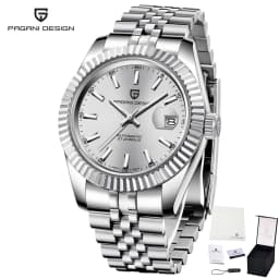 PAGANI DESIGN Men Mechanical Watch Luxury Automatic Watch Sport Stainless Steel 100M Waterproof Watch for Men