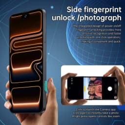 K-Touch Mobile Phones M18 Pro Max Smartphone Android 15 Cell Phone 7.3 Inch 22G+2TB 16+48MP 5G Dual Sim 7800mAh Face Unlocked Global Version Cellphones For Men Women
