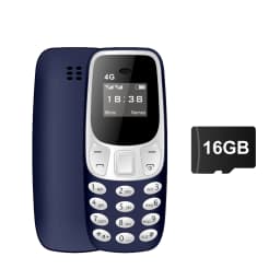 SERVO BM10 Super Mini Pocket 4G LTE Feature Phone Dual SIM Speed Dial Call Recording Blacklist MP3 Player Alarm Clock Cellphone