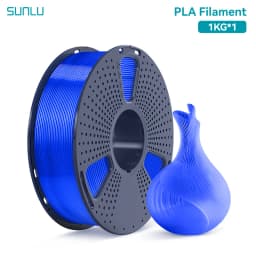 SUNLU 1KG PLA 3D Printer Filament 1.75mm Neatly Wound 3D Printing Filament Fit Most FDM 3D Printers, 1kg Spool (2.2lbs)
