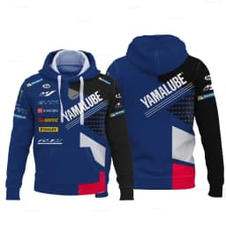 Yamaha M1 Racing Suit Men's 3D Printed Motorcycle Hoodie Extreme Sports & Riding Gear