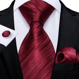 New Formal Ties Classic Blue Striped Necktie Handkerchief Cufflinks Gift For Men Wedding Tie Cravate Gravatas