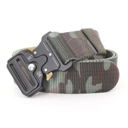 3.8X125cm - Belt Quick Release Outdoor Metal Belt Soft Real Nylon Sports Accessories Men And Women Black Belt