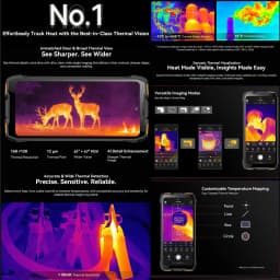 Blackview ROCK 3 Rugged Smartphone Thermal Imaging 6.78" HD+ IPS 120Hz 108MP Camera 8GB+256GB 10000mAh Battery 4G Android 16 NFC