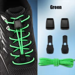 Elastic No Tie Shoelaces with Lock Buckle Stretch Quick Lace System for Sneakers Running Sports Shoes Adults Kids
