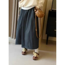 Retro Japanese Style Workwear High Waist Loose A-Line Midi Skirt for Women Hip Concealing Pear Body Shape Summer New Arrival