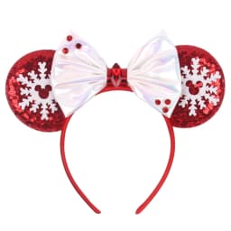 New Christmas Days Wheels Mouse Ear Headband Sequin Bows Girl Adult Kids DIY Party Cosplay Hair Accessories Princess Hairband