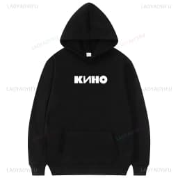 Viktor Tsoi Kino Black Album & A Star Named Sun Graphic Hoodie Men Women Oversized Pullover Vintage Rock Streetwear