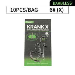 10Pieces Carp Fishing Hook Size 1 2 4 6 PTFE Coating Mirco Barded/Barbless PTFE Coating For Carp Fishing Terminal Tackle