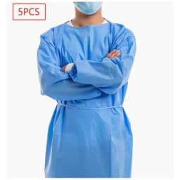 Disposable Breathable Dustproof Water Resist Work Isolation Clothing Gown Dental Anti-oil Stain Nursing Gown Labour Overall Suit