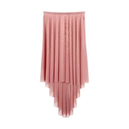 Women Pull on Elastic Waist Ballet Wrap Skirt Swing Asymmetrical Sheer Dance Skirts High Low Tulle Irregular Dancewear Women