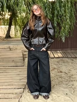 Women Brown Texture Faux Leather Coat Stand Collar Double Head Zipper Slim Fit 2026 New Vintage Casual Lady Moto Biker Jacket