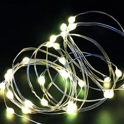 5m~1m LED Copper Wire Fairy Lights Battery Powered LED String Lights Party Wedding Indoor Christmas Decoration Garland Lights