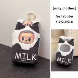 Korean Kpop Exo 15-17cm Labubu Idol V1 V2 V3 Labubu Clothing Plush Cartoon Doll Accessories Fried Shrimp Set Doll Accessories ﻿