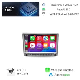 7862 720P Auto Android 13 12G+256G Car Radio GPS Player 4GB Carplay Navigation Autoradio For Porsche Cayman 911 987 Boxster 997