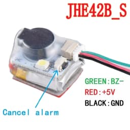Finder JHE20B JHE42B Super Loud FPV Buzzer Tracker with LED Alarm Lost Drone Beeper 5V for Flight Controller RC
