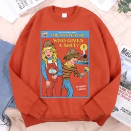 Can You Help Solve The Mystery Of Who Gives A Shit Men Women Hoody Harajuku Streetwear Loose Fleece Pullovers Casual Clothes